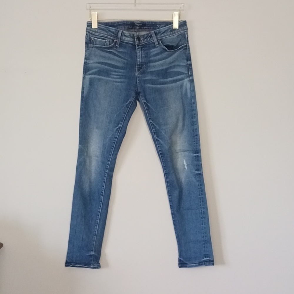 Fidelity Denim Mila Crop 9 Year Aged, Mid Rise Skinny Jeans, Size 31 - Picture 2 of 16